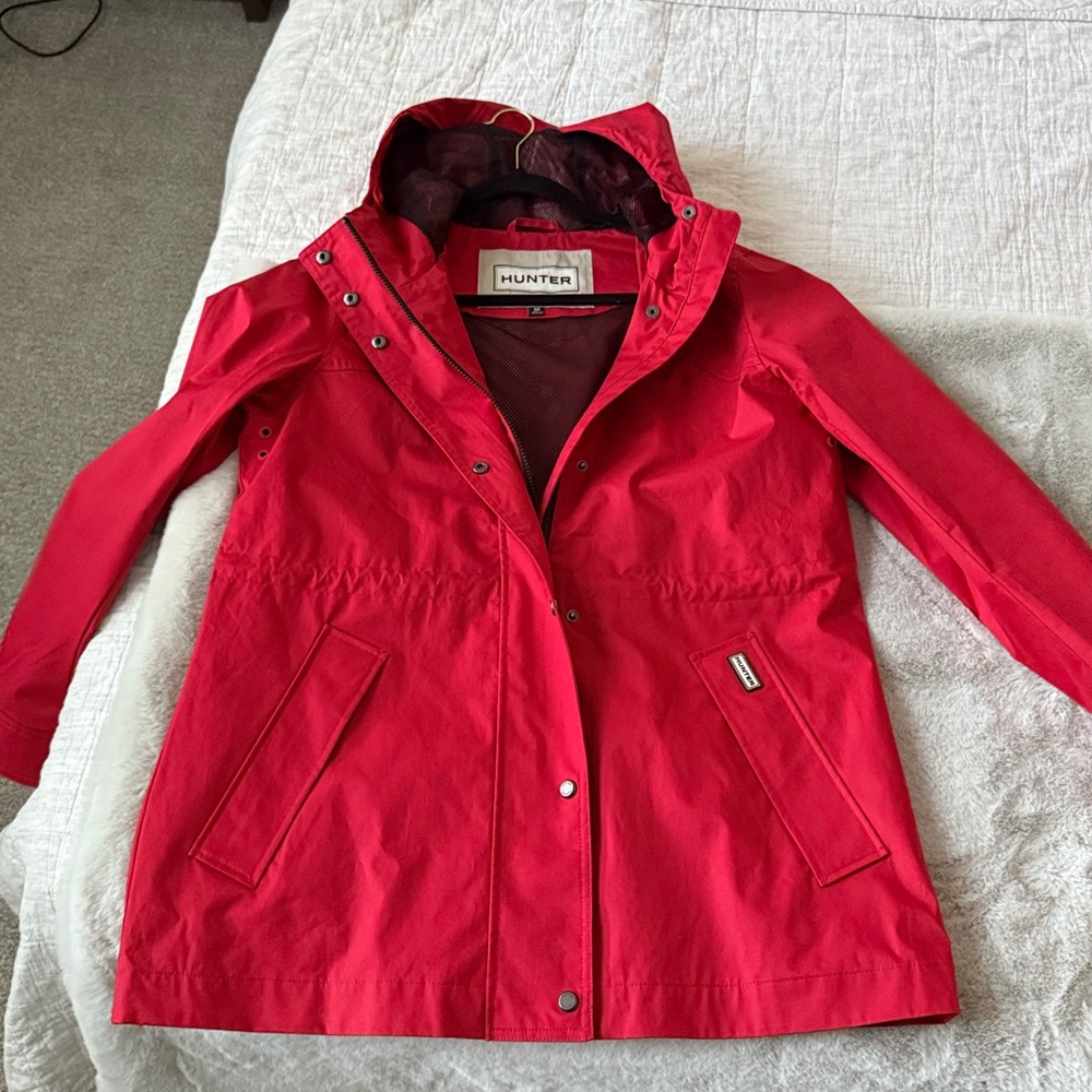 Hunter Vibrant Red Waterproof Jacket